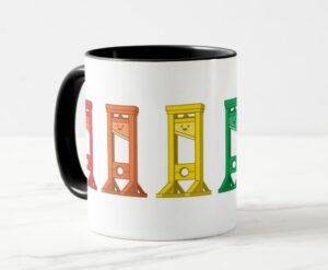 Rainbow Guillotine Mug